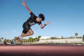 La historia de Zakaría: La carrera del campeón de 400 empezó en una neumática/EFE.